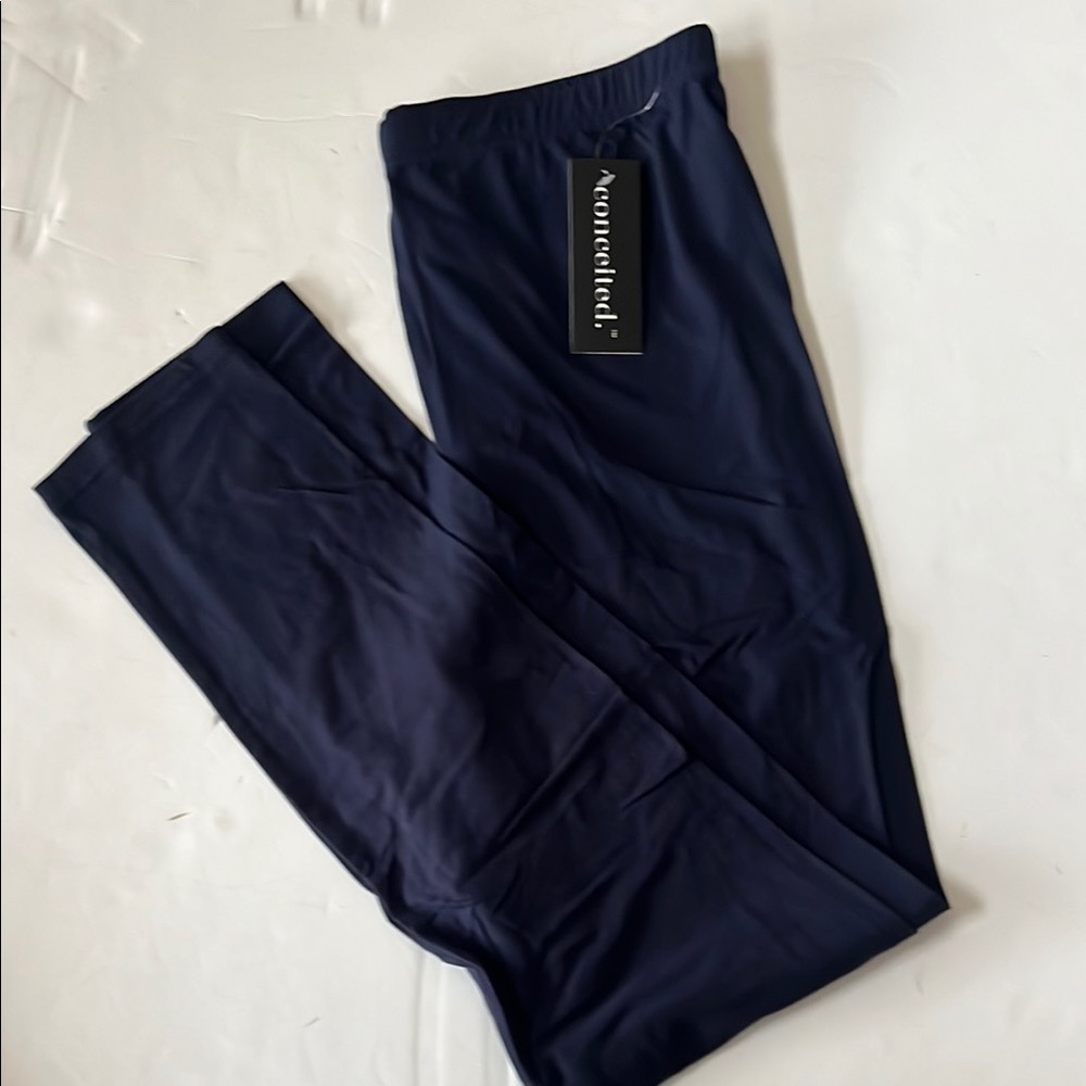 Conceited Blue Leggings with Comfort Fit and Stretch